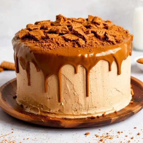 Lotus Biscoff Cake
