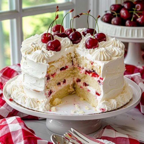 This White Forest Cake is a delicious… (1)